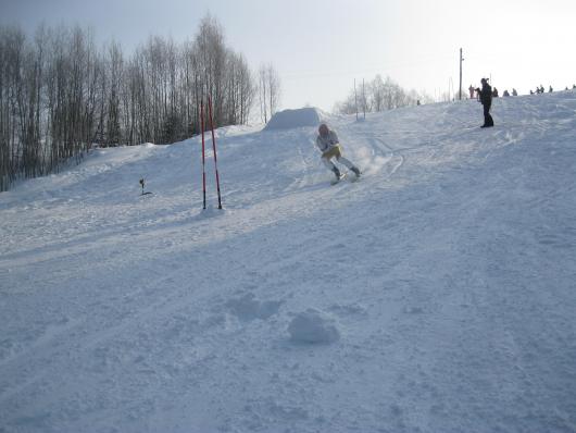Tver Kayaking Team на соревнованиях по горным лыжам и сноуборду на базе Заборовье 18.02.2012